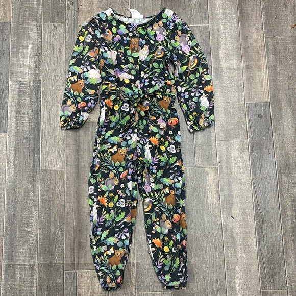 H&M x Whooli Chen Lyocell Woodlands Jumpsuit Size 5t - Picture 1 of 5